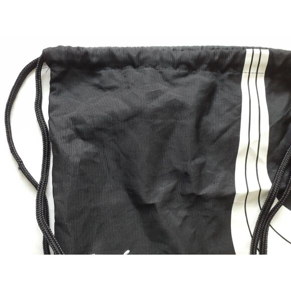 Puma Drawstring Nylon Black  Unisex Gym Sack Backpack 17" x 14" - Picture 5 of 14